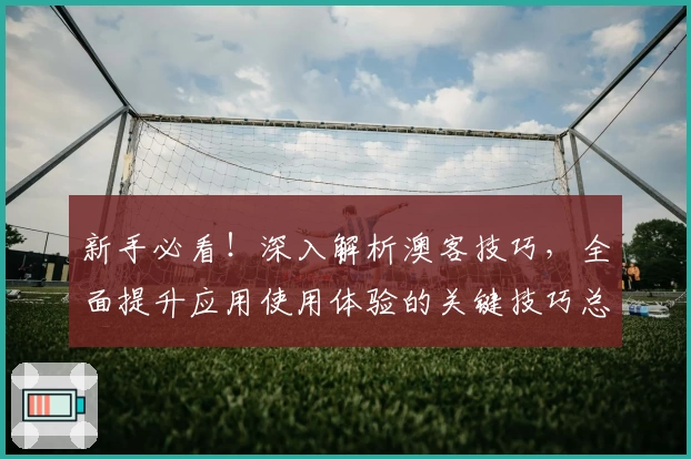 新手必看！深入解析澳客技巧，全面提升应用使用体验的关键技巧总结